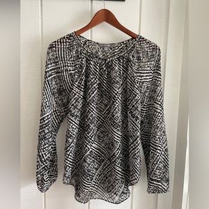 DAISY FUENTES Long Sleeve Blouse M